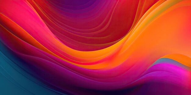 Ondas coloridas y formas geométricas fondo patrón papel tapiz con gradiente de color colorido
