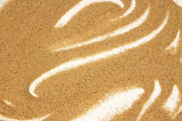 ondas de areia de fundo em branco