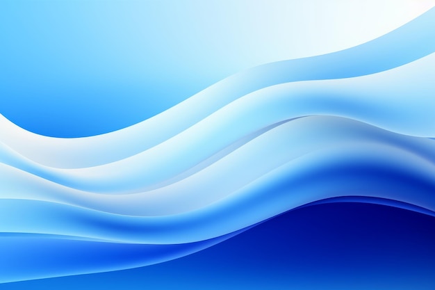 Ondas de brilho mostrando a beleza com um fundo de onda azul