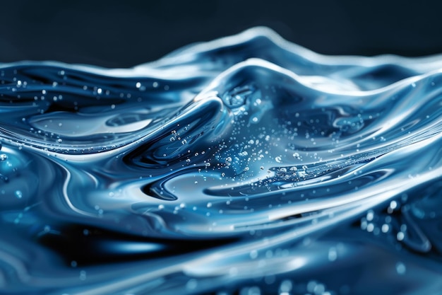 Ondas de fluidos abstractas