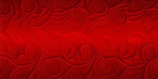 ondas marrons dinâmicas ilustração de fundo vermelho