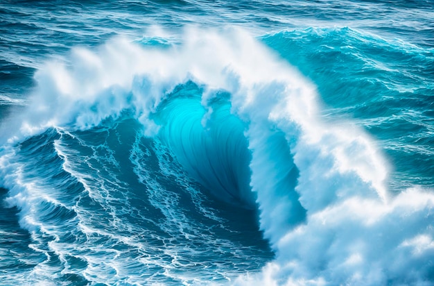 Ondas na IA geradora do oceano