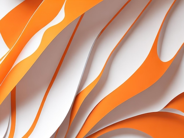Foto ondas naranjas fondo abstracto