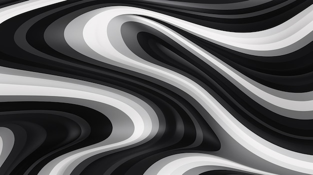 ondas negras y blancas fondo abstracto