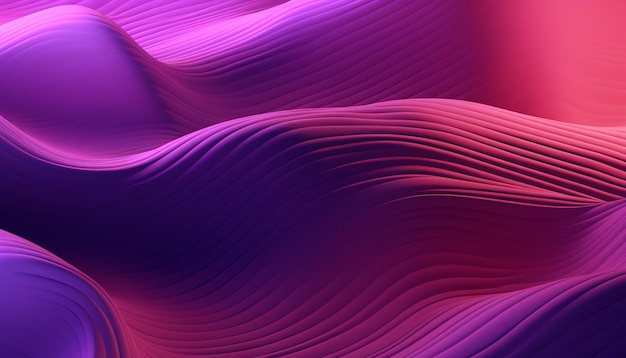 Ondas púrpuras y rosas sobre un fondo púrpura