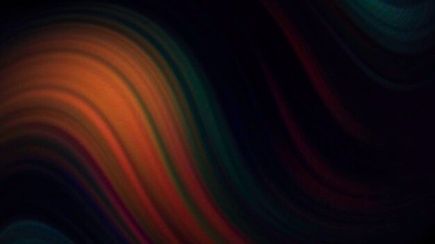 Ondas que fluyen de gradiente abstracto de colores oscuros movimiento de bucle sin interrupción textura colorida curvada con