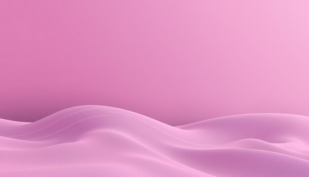 Ondas rosadas abstractas con fondo de gradiente