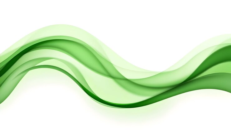 Foto ondas verdes abstratas