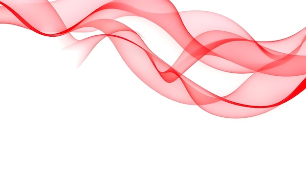 Ondas Vermelhas Abstratas