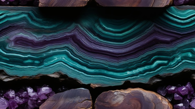 Las ondulaciones de Blurple de punto exploran la elegancia de la esmeralda a través de la macrofotografía
