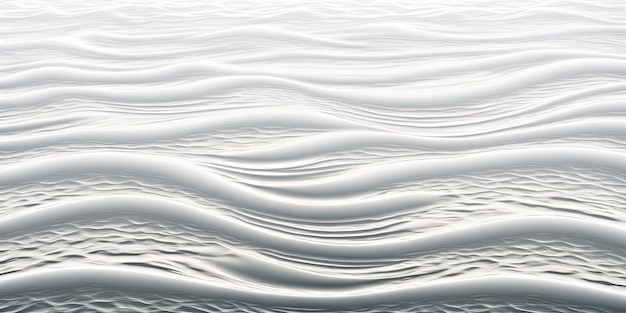 Foto ondulações naturais ou uma textura de onda de água branca para o fundo