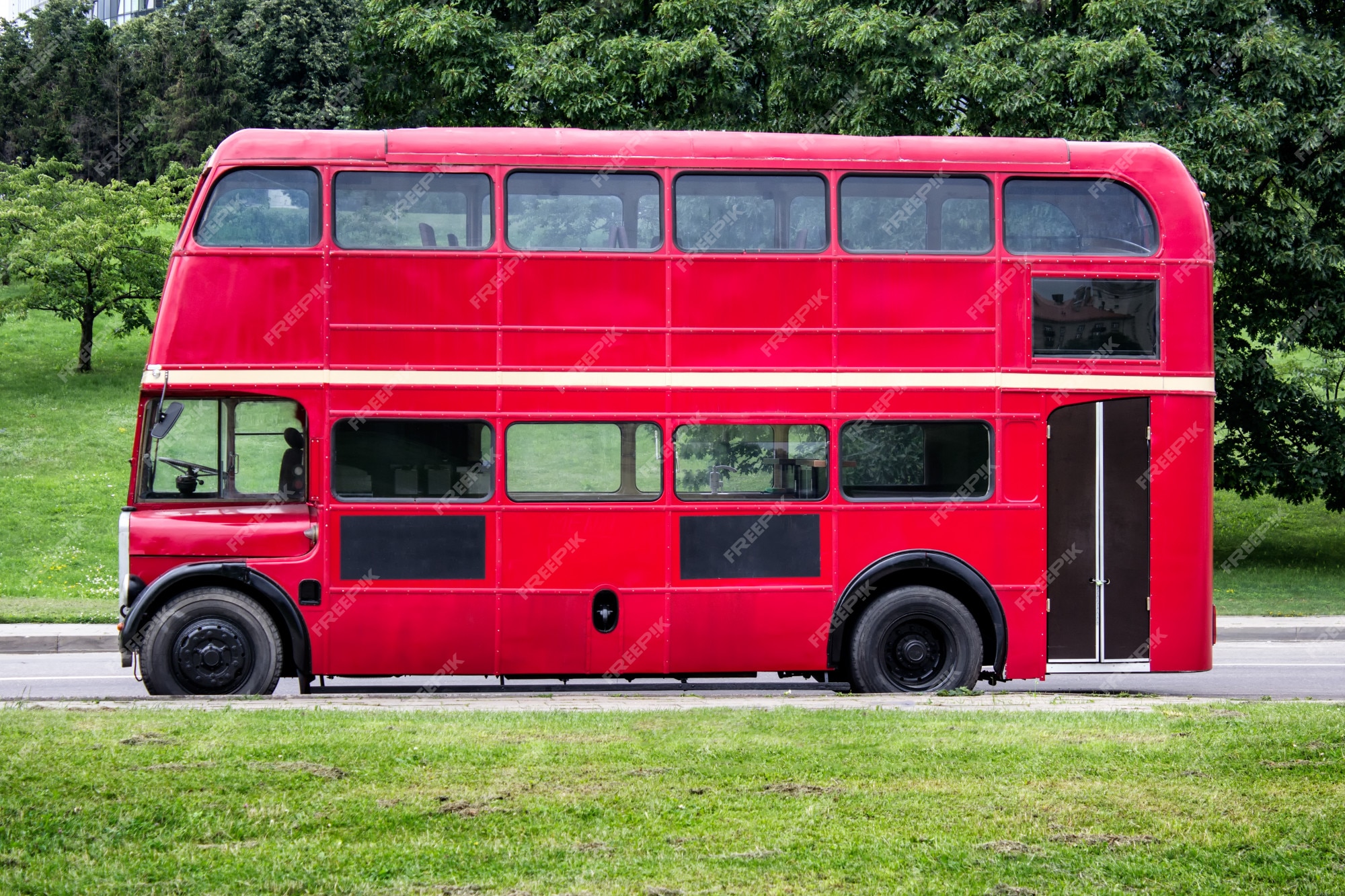 Onibus Urbano City Bus 1:50 Burago Vermelho