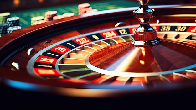Online-Casino-Spiel-Roulette aus der Nähe