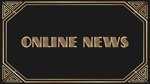 Online-Nachrichten Jazz Gold Text