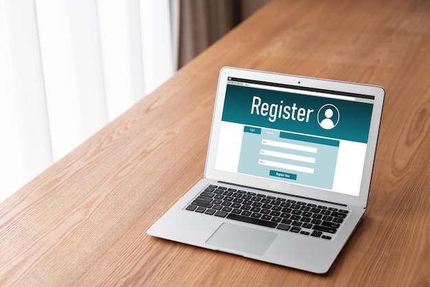 Online-Registrierungsformular zum Ausfüllen von Modish-Formularen