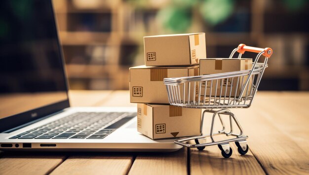 Foto online-shopping-konzept