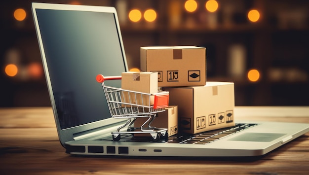 Online-Shopping-Konzept