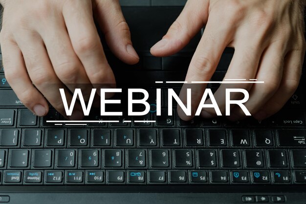 Online-Webinar virtuelle Lernhandtastatur