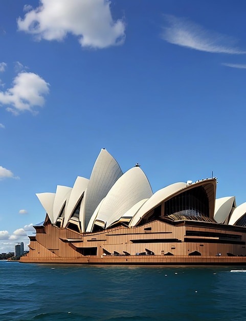 La Ópera de Sydney se encuentra en el puerto de Sydney.