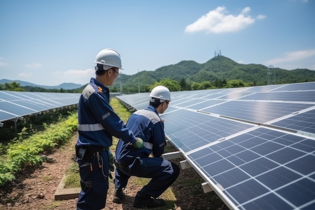 operación y mantenimiento en planta de energía solar