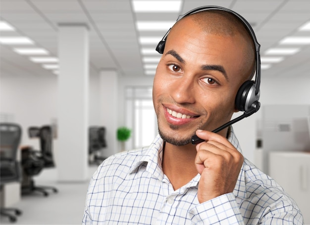 Operador de soporte telefónico