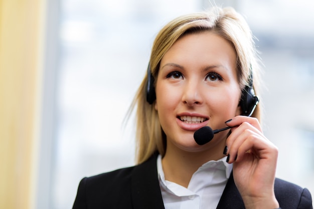 Operadora de call center