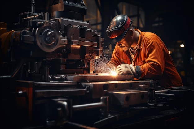 Los operadores de máquinas manejan hábilmente las máquinas de formación de acero para fabricar acero laminado en cilindros