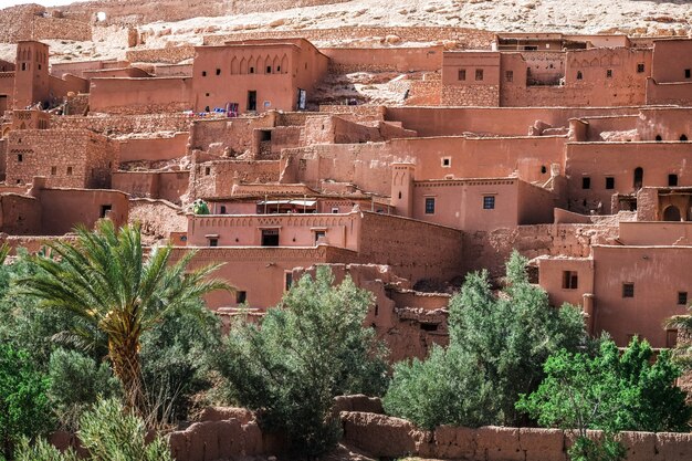 Opinión del primer de Ksar Ait Ben Haddou, Ouarzazate, Marruecos.