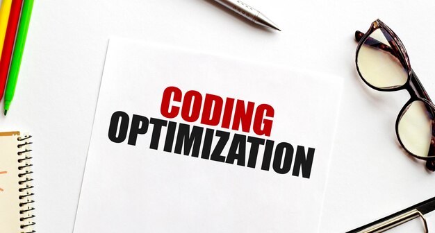 OPTIMIZACIÓN de codificación en papel con gafas, pluma y lápices de colores
