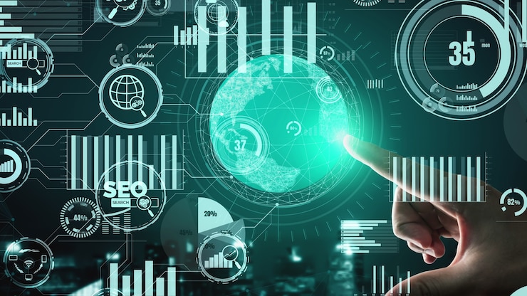 Foto optimización de motores de búsqueda seo conceptual empresarial