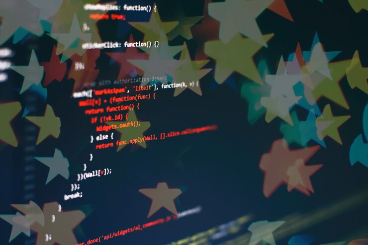 Foto optimización seo. tecnología moderna. se resalta la sintaxis de php. escribir funciones de programación en una computadora portátil. tendencia de big data e internet de las cosas.