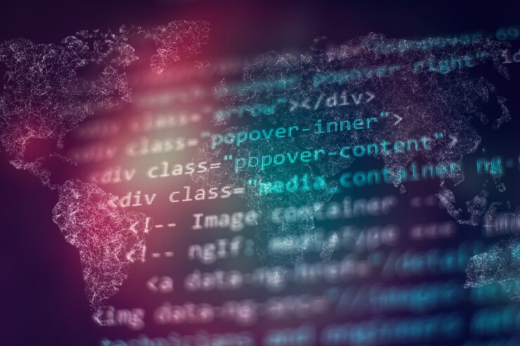 Foto optimización seo. tecnología moderna. se resalta la sintaxis de php. escribir funciones de programación en una computadora portátil.