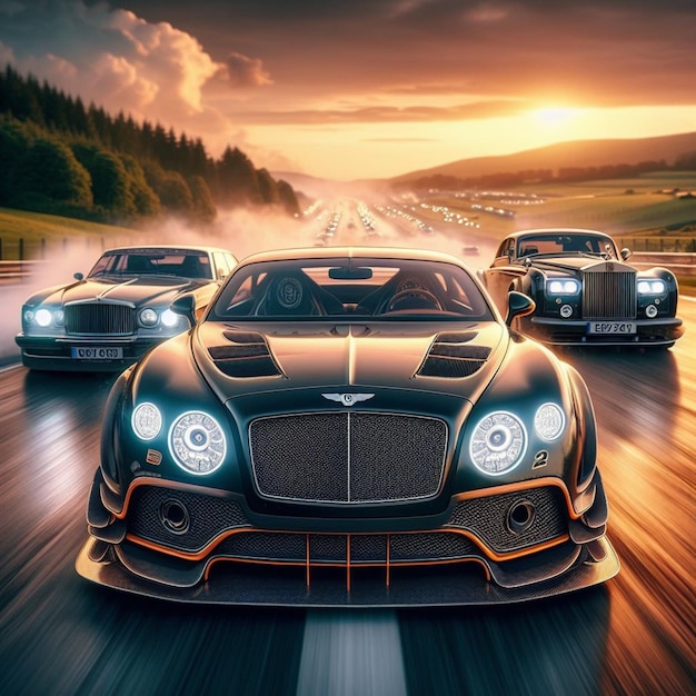 Opulência em movimento Bentley contra Rolls Royce uma corrida emocionante entre dois gigantes automotivos de luxo