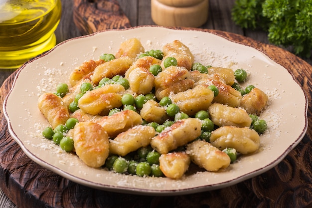 Ñoquis italianos caseros.