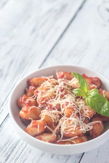 Ñoquis de patata con salsa de tomate