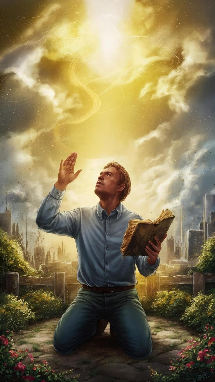 Foto oración de crisis de la vida cristiana a dios