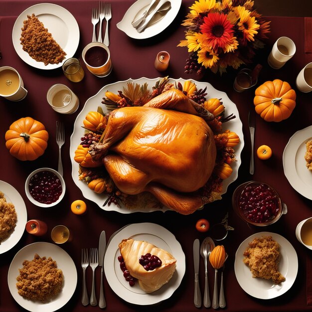 Foto oraciones de acción de gracias y bendiciones de la cena