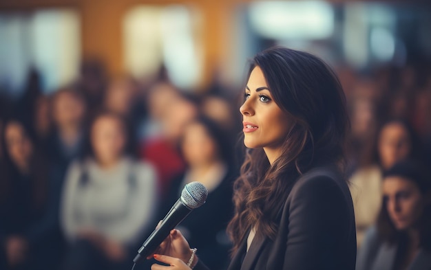 Orador em conferências e apresentações empresariais