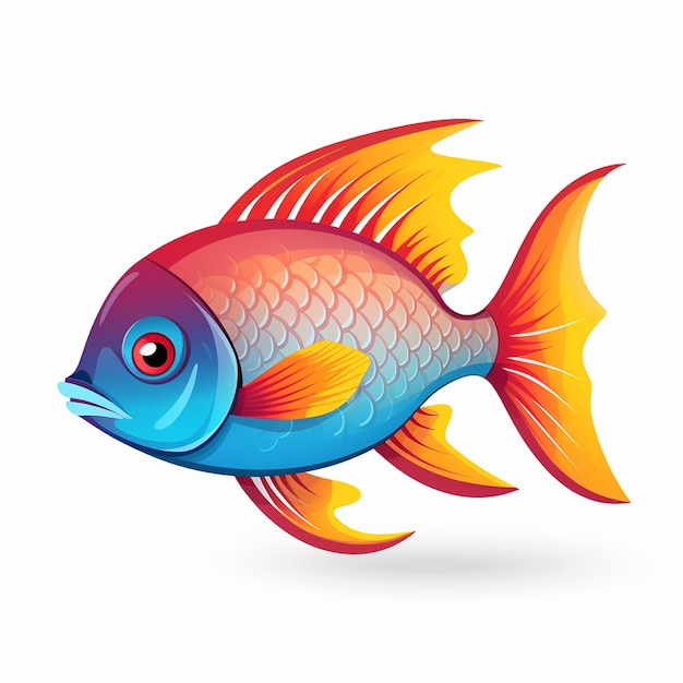 Oranda-Goldfischfarben Farbfischpreis braune Goldfisch-Aquarium-Illustration