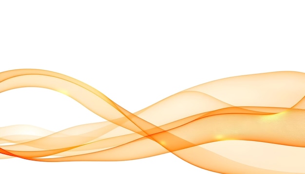Orange abstrakte Wellen