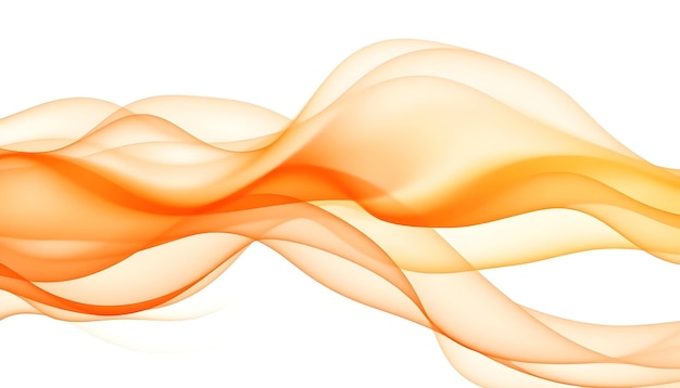 Orange abstrakte Wellenströmung