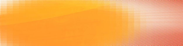 Orange abstrakter Hintergrund Leere Panorama-Hintergrundillustration