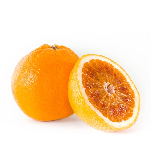 Orange geschnitten