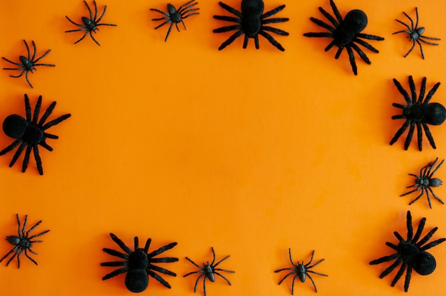 Orange Halloween-Party-Hintergrund