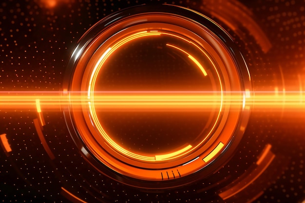 Orange Hintergrundtechnologie Halo AI generativ