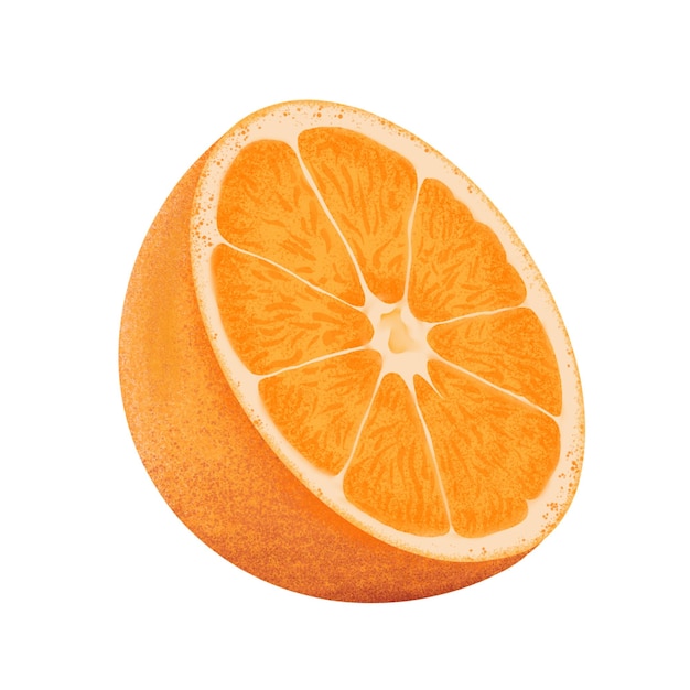 Orange Illustrationsfarbmalerei