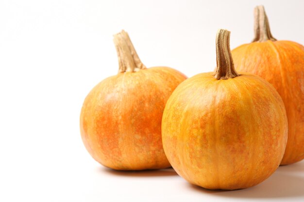 Orange Kürbisse Nahaufnahme Thanksgiving Hintergrund Herbst Hintergrund