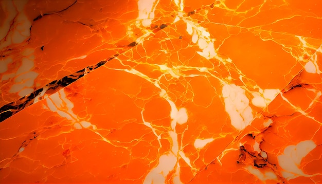 Orange Marmor Textur Hintergrund Generative ai