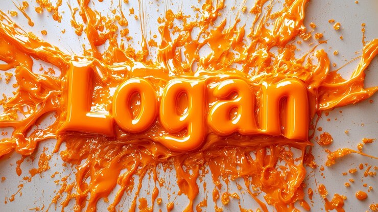 Foto orange slime tarjeta postal con nombre personalizado perfecta para la decoración