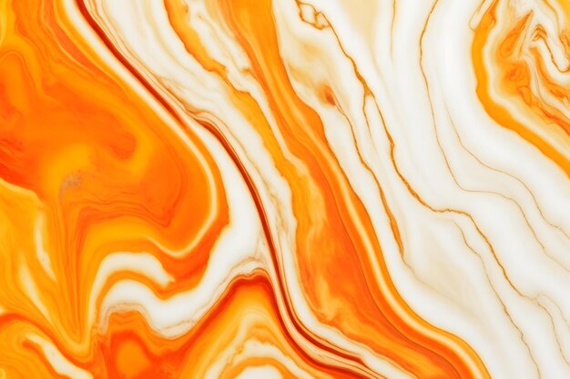 Orange und Dhite Marmor Textur Hintergrund Orange Marmor Texture ai erzeugt